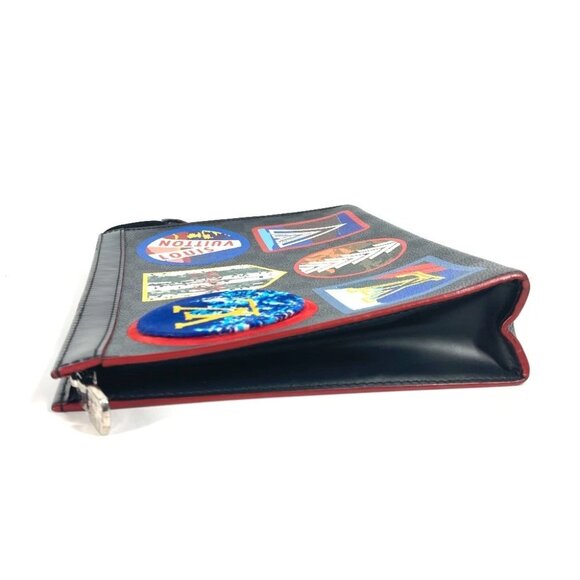 LOUIS VUITTON N60134 Damier Graphite LV Alps Pochette-Voyage MM Clutch bag - Picture 13 of 16